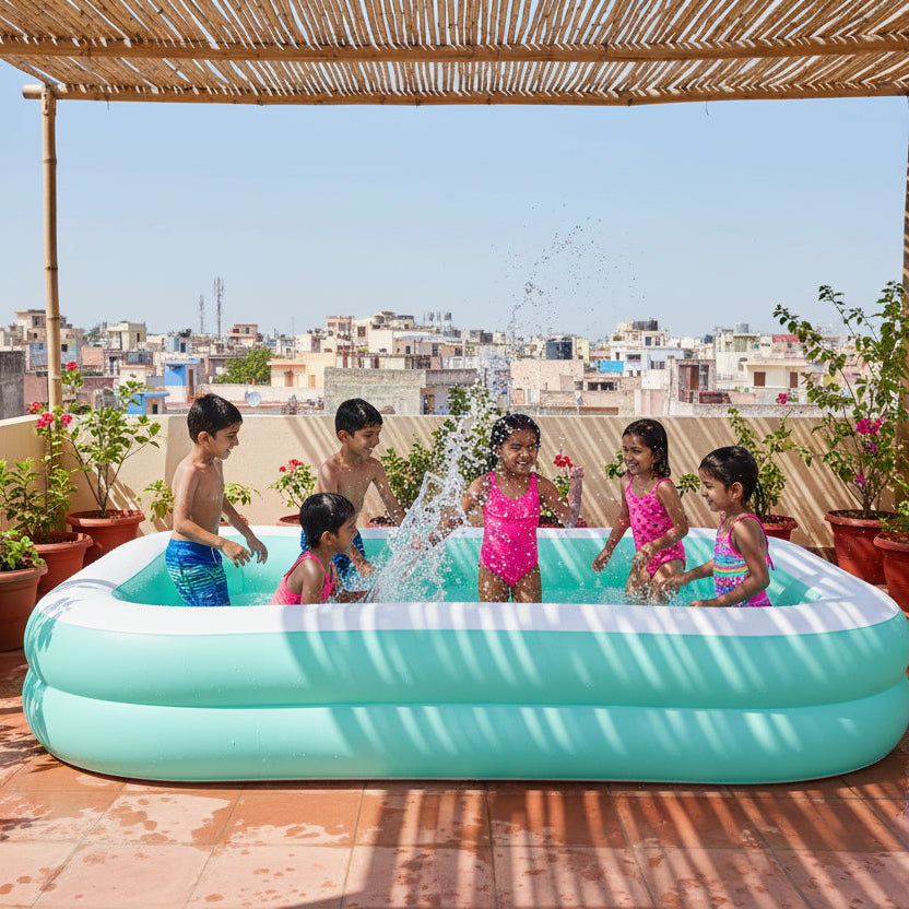 Intex Mandarin Inflatable Swimming Pool ( 7 ft.)