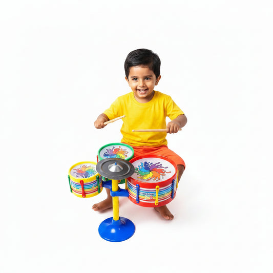 Drum Set 3 Pc,Musical Instruments Playset