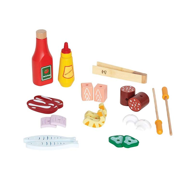 Hape - Wooden Gourmet Grill Kitchen Set is