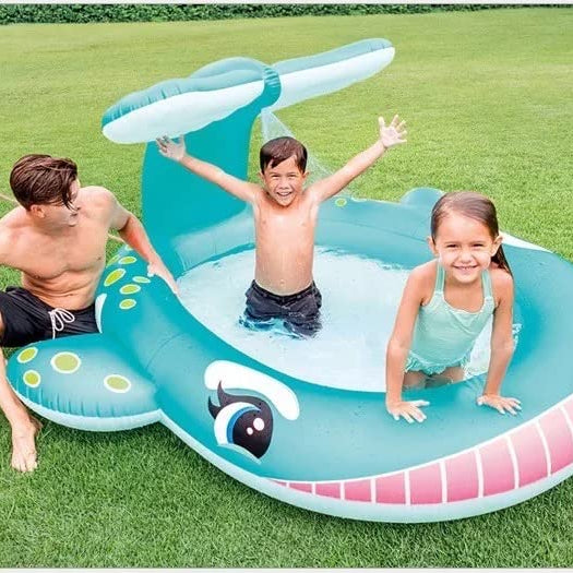 Whale Shape Spray Swimming Pool