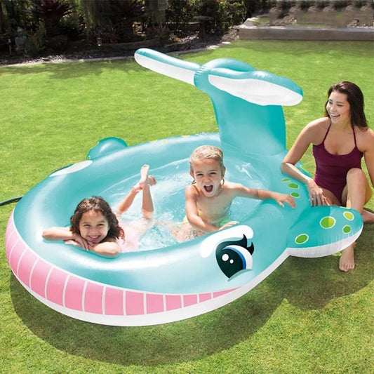 Whale Shape Spray Swimming Pool
