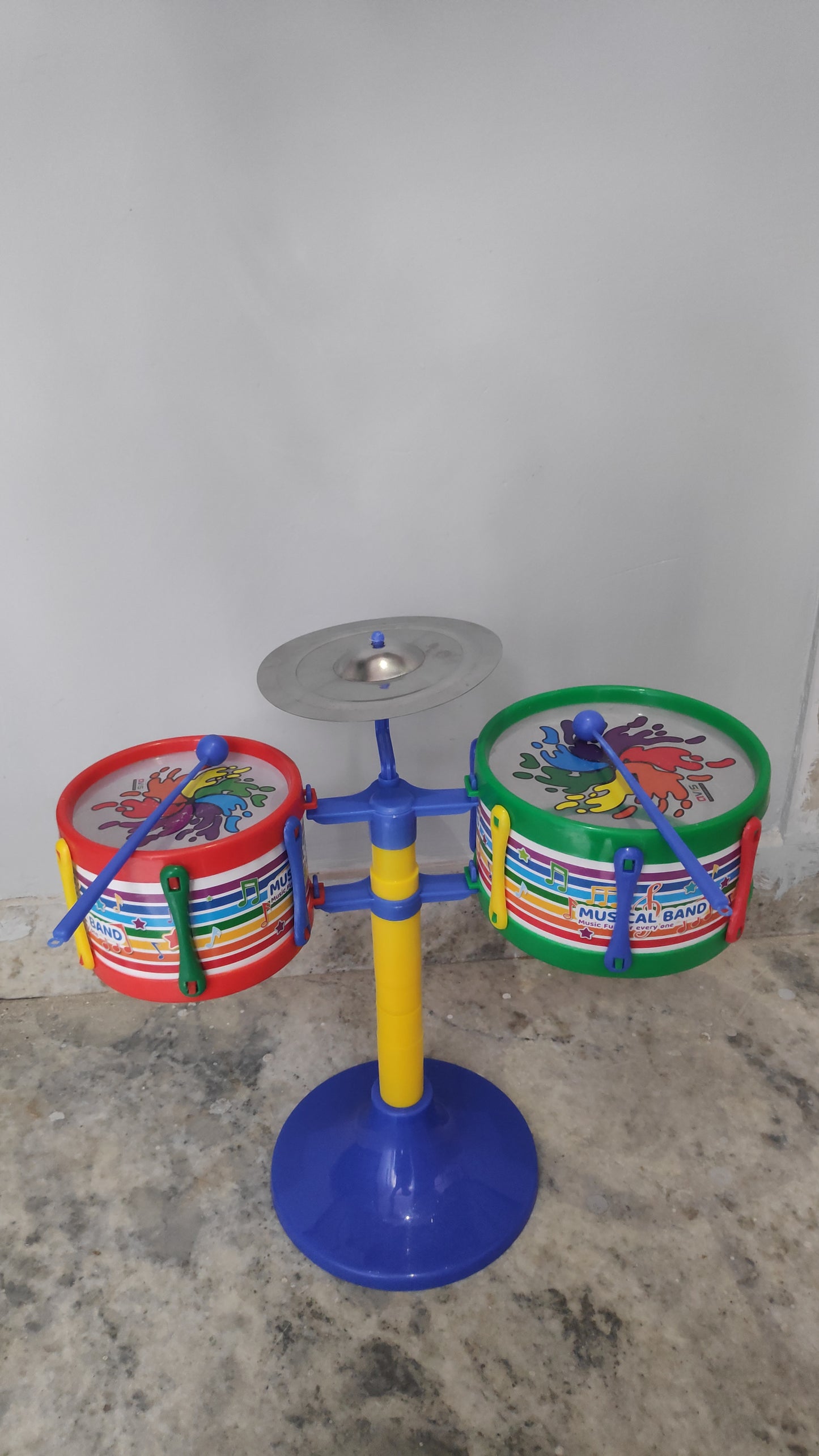 Drum Set 3 Pc,Musical Instruments Playset