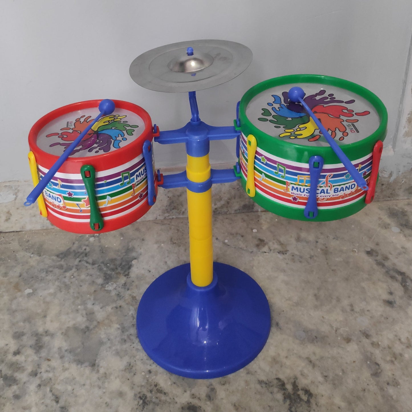 Drum Set 3 Pc,Musical Instruments Playset