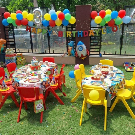 Kids' Crescent Moon Activity Table & Chair Set