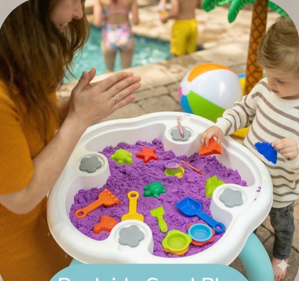 R for Rabbit Sand Table With Kinetic Sand