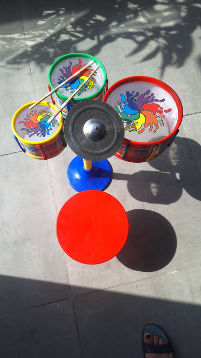Drum Set 3 Pc,Musical Instruments Playset