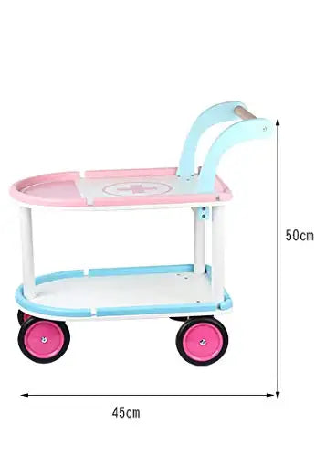 Wooden Doctors Medical Trolley