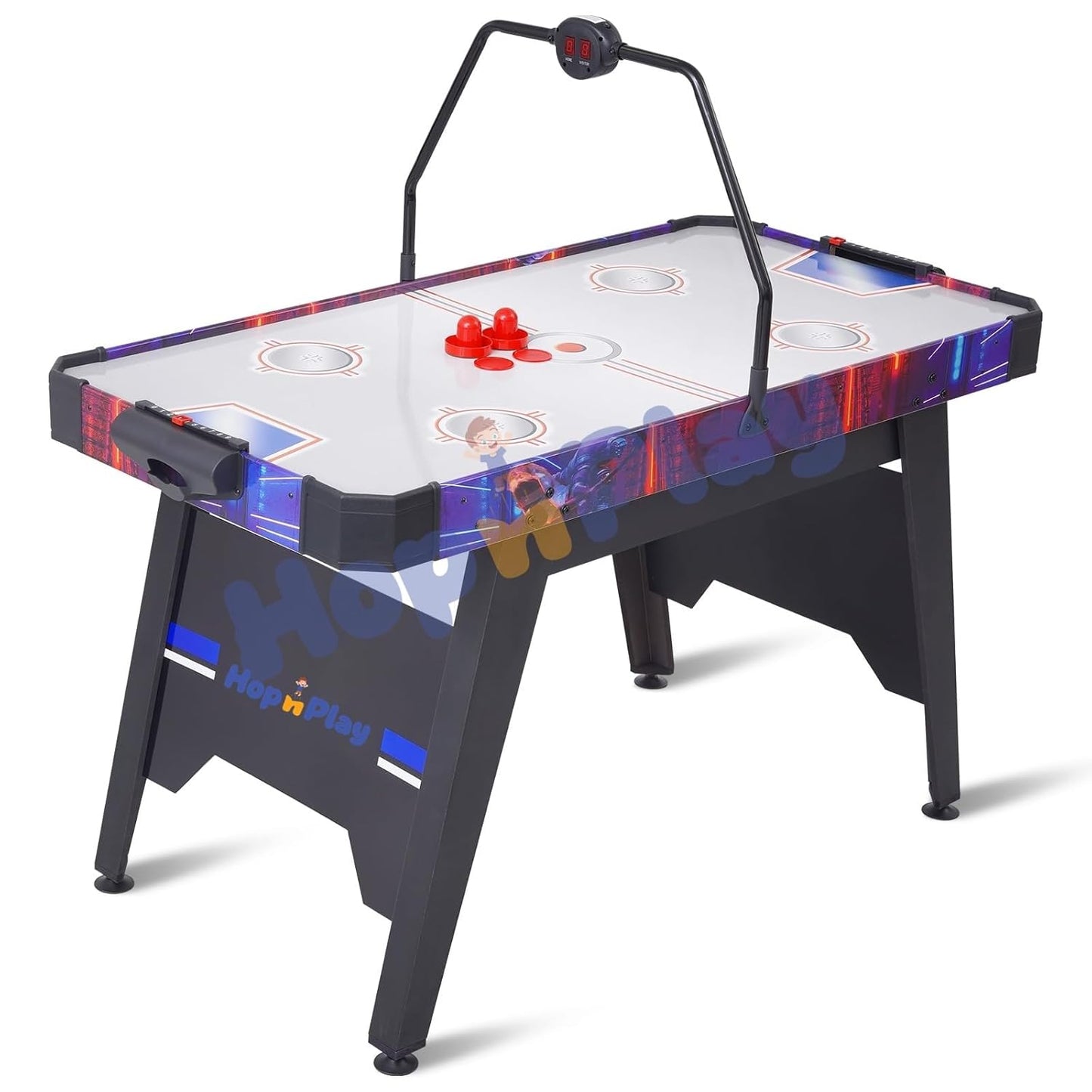 Air Hockey Table with Digital Scorer