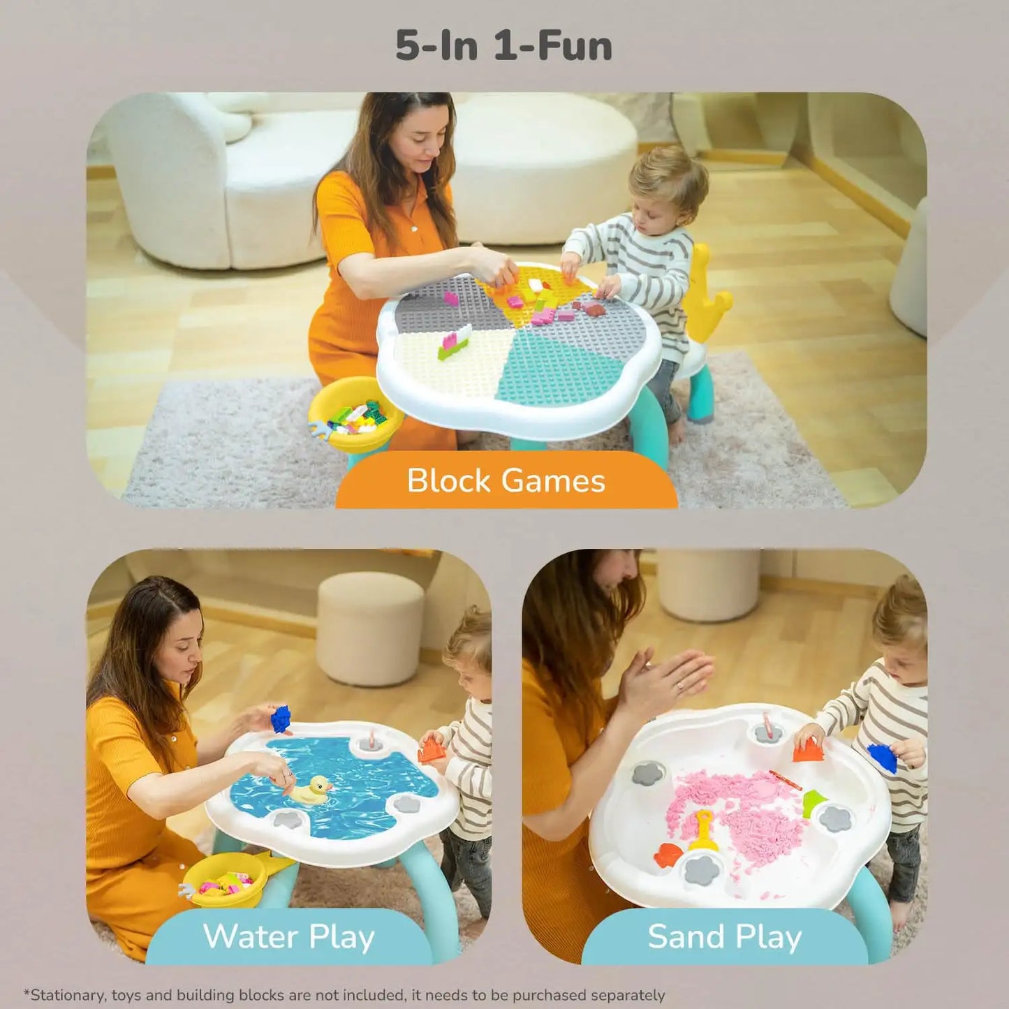 R for Rabbit Kids Study Table Set with Chair