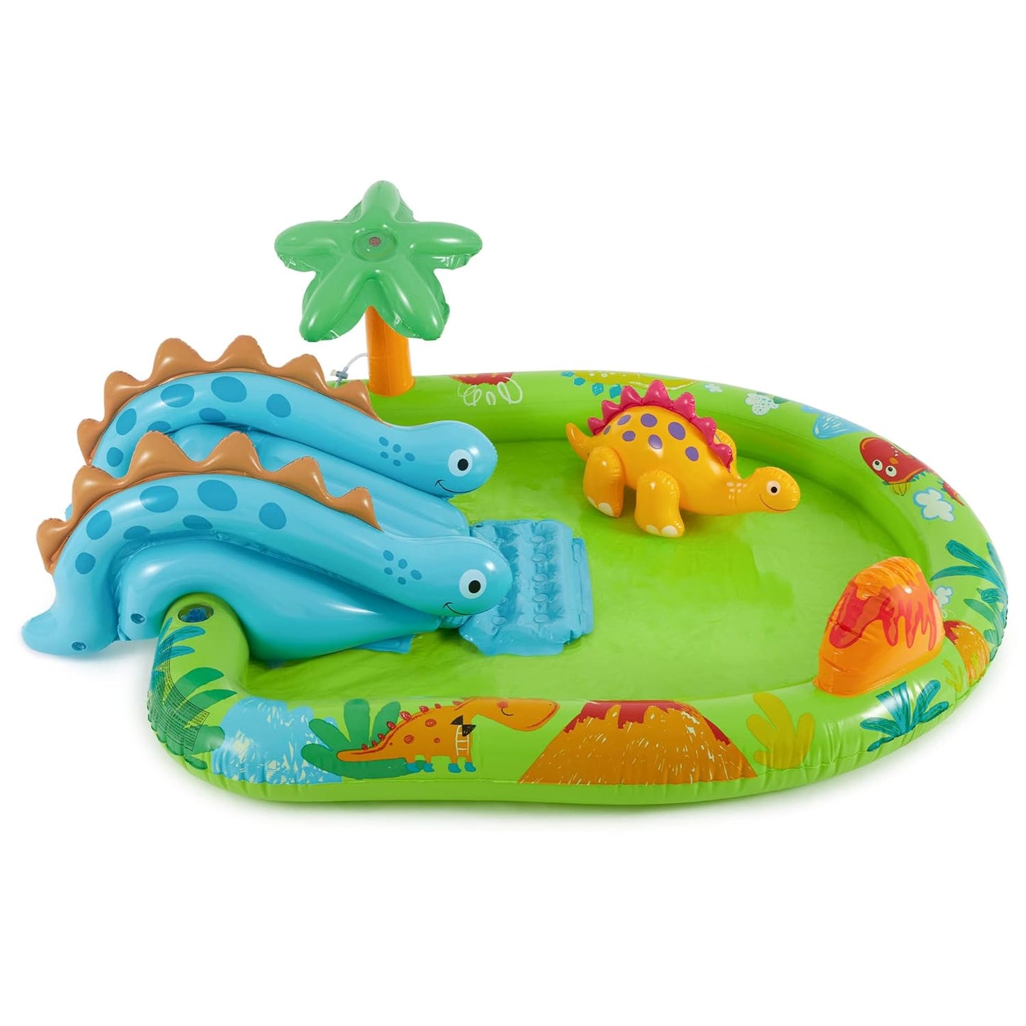Little Dino Themed Inflatable Swimming Pool