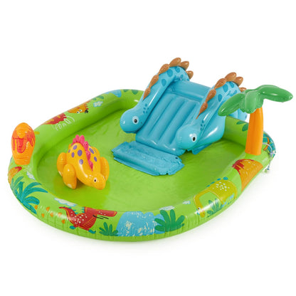Little Dino Themed Inflatable Swimming Pool
