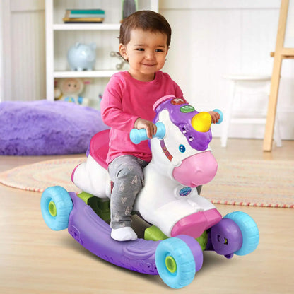 Learning Unicorn, 2-in-1 Rocker to Rider Toy