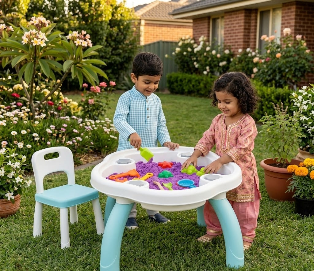 R for Rabbit Sand Table With Kinetic Sand