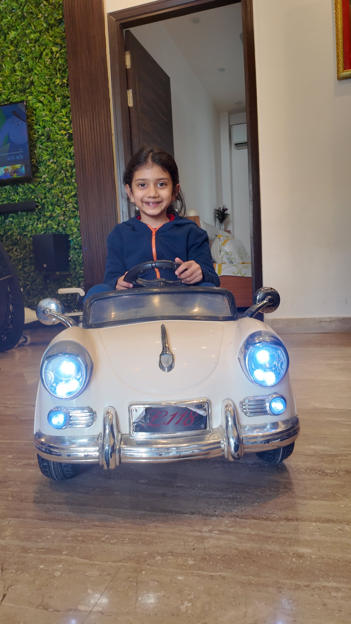 Classic Vintage Battery-Operated Car