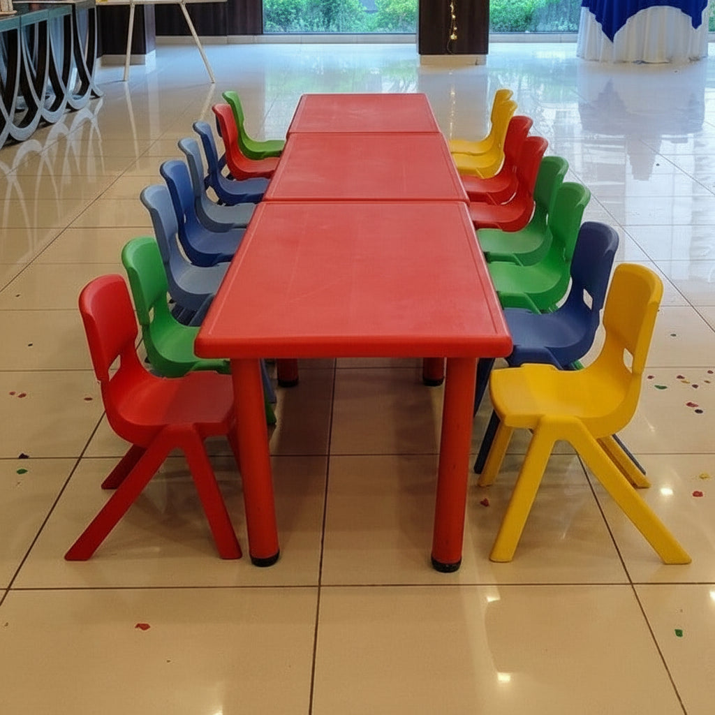 Colorful Plastic Table & Chairs Set