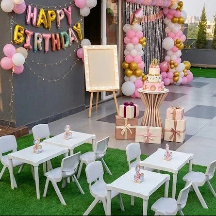 Essential White Party Furniture Set
