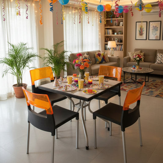 Premium Adult & Teen 4-Seater Dining Set