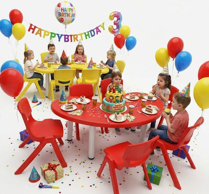 Kids' Crescent Moon Activity Table & Chair Set