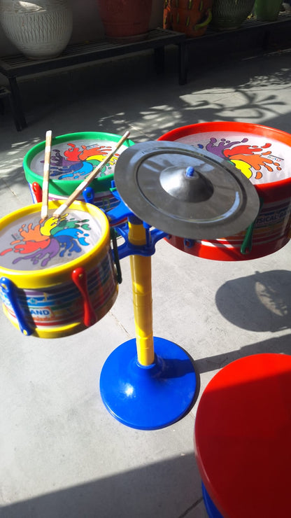 Drum Set 3 Pc,Musical Instruments Playset