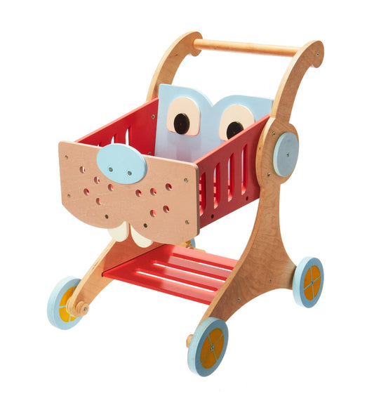 Funny Shopping Cart Trolley ( Wooden)