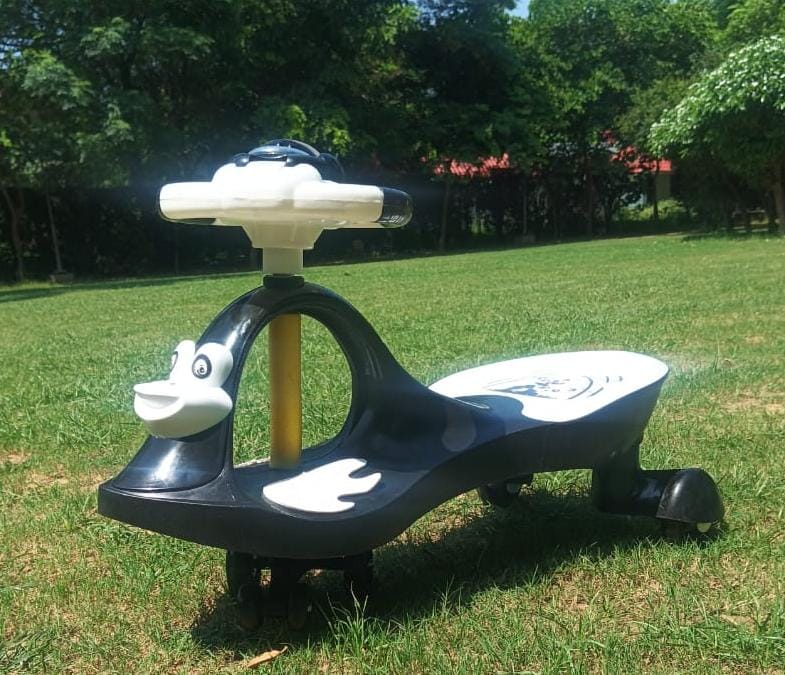 Panda Magic Car Black and White