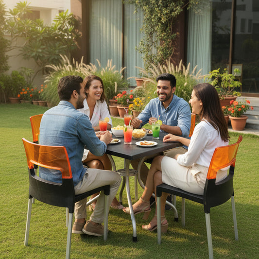 Premium Adult & Teen 4-Seater Dining Set