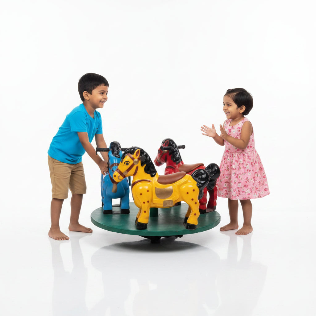 Multicolor Horse Merry Go Round