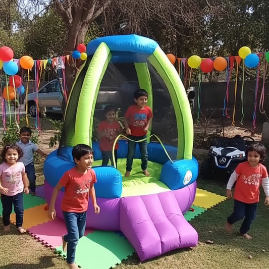 Plum Play-Zone Enclosed Bouncer