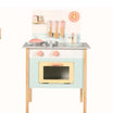 Wooden Kids Play Kitchen Set (Blue)