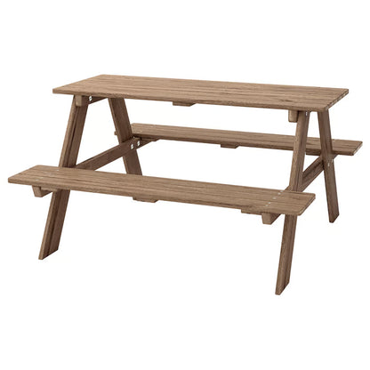 Sunny Day Wooden Picnic Tables