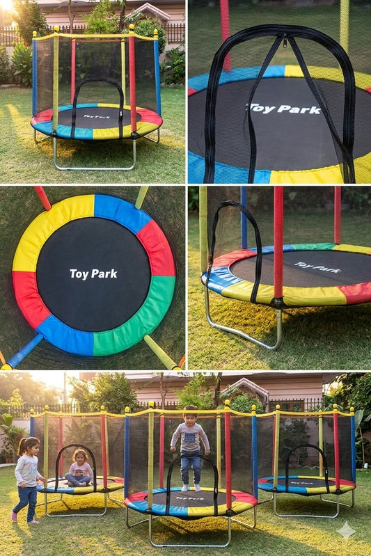 Trampoline with Safety Enclosure net