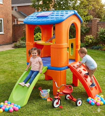 4 in 1 Playhouse with Slide